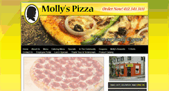 Desktop Screenshot of mollyspizza.com